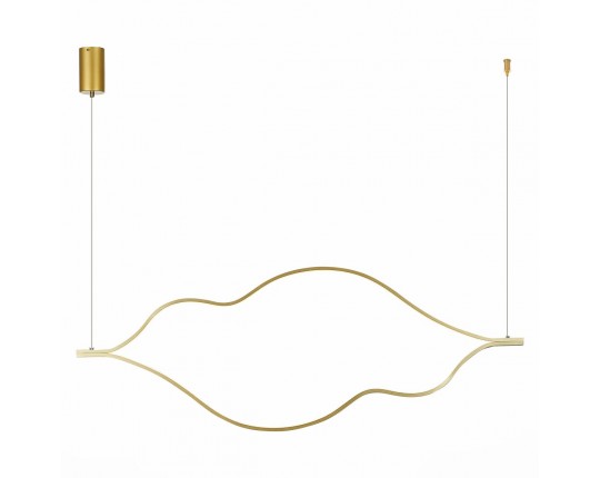 SL6106.203.56 Светильник подвесной ST-Luce Золотистый/Белый LED 1*56W 4000K