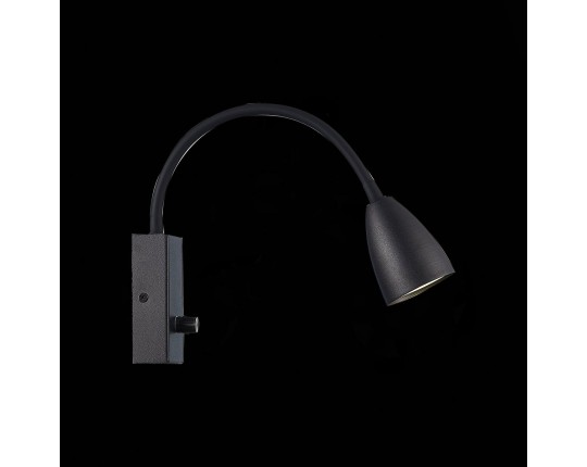 SL1014.401.01 Светильник настенный ST-Luce Черный/Черный GU10 1*3W