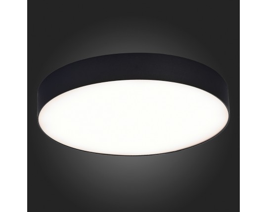ST606.442.48 Светильник потолочный Черный LED 1*48W 4000K 4 320Lm Ra>85 120° IP20 D400xH55 185-265V