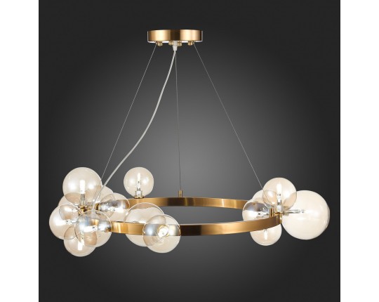 SL1165.303.15 Светильник подвесной ST-Luce Бронза/Коньячный G4 15*5W