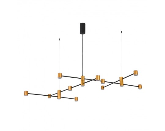 SL1596.423.22 Светильник подвесной ST-Luce Золотистый, Черный/Белый LED 22*3W 3000K