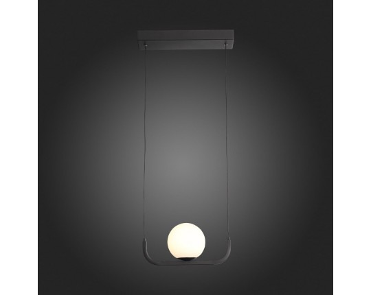 SL1581.403.01 Светильник подвесной ST-Luce Черный/Белый LED 1*8W 3200K