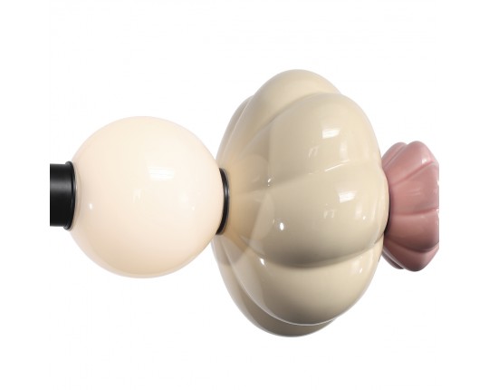 SL6134.443.01 Светильник подвесной ST-Luce черный/зеленый, розовый, желтый, синий, опаловый LED 1*24