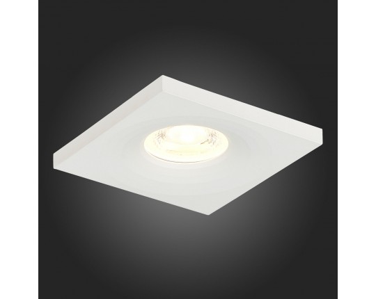 ST205.518.01 Св-к встр. Белый GU10 1*50W  L94xW94xH27 220V Без ламп