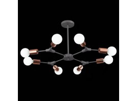 SLE106403-08 Светильник потолочный Серый, Розовое золото E27 8*60W