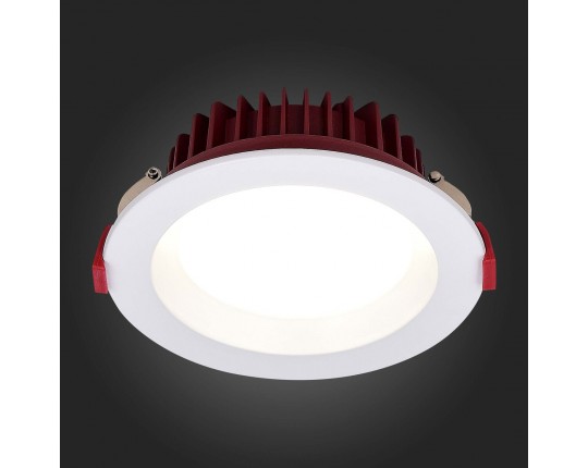 ST752.538.12 Св-к встр. Белый LED 1*12W 3000K 960Lm Ra80 100° IP44 D115xH47 100-240VV