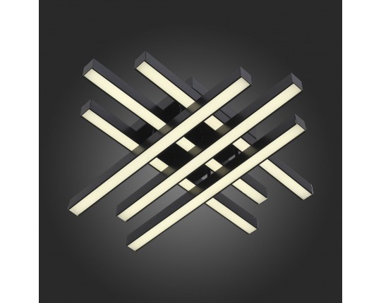 SL933.402.06 Люстра потолочная ST-Luce Черный/Белый,Черный LED 1*36W 3000K/4000K/6000K