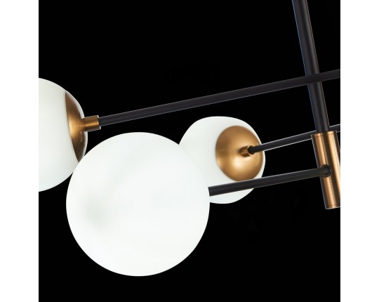 SL1203.402.06 Люстра потолочная ST-Luce Бронза,Черный/Белый E27 6*40W