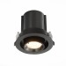 ST702.338.12 Св-к встр. Черный LED 1*12W 3000K 900Lm Ra80 24° IP20 D90xH92 180-240V