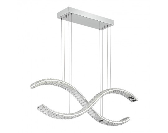 SL6206.103.44 Светильник подвесной ST-Luce Хром/Прозрачный LED 1*44W 3000K