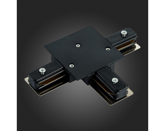 ST013.439.00 Коннектор T-оБразный для однофазного встраиваемого шинопровода ST-Luce Черный