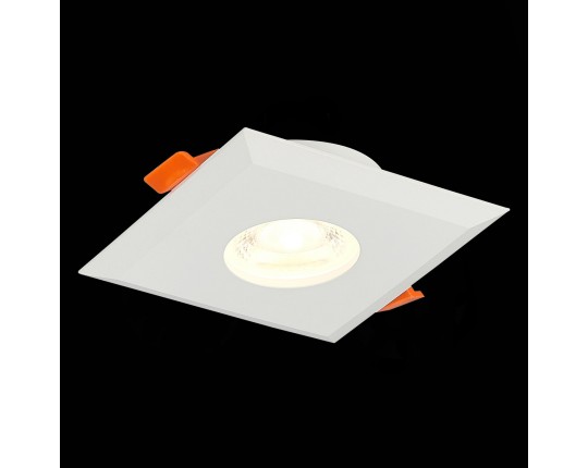 ST204.508.01 Св-к встр. Белый GU10 1*50W  L94xW94xH25 220V Без ламп