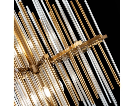 SL1628.303.08 Люстра подвесная ST-Luce Латунь/Прозрачный, Латунь E14 8*40W