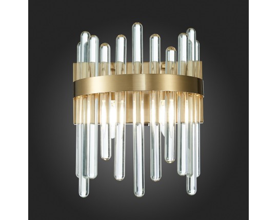 SL1167.301.02 Бра ST-Luce Латунь/Латунь, Прозрачный E14 2*40W