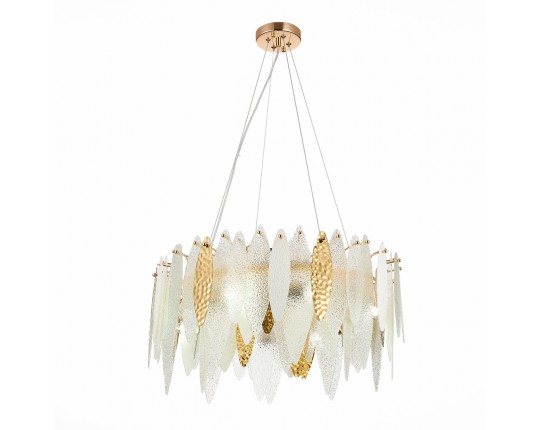 SL1224.203.08 Люстра подвесная ST-Luce Золотистый/Прозрачный, Белый E14 8*60W