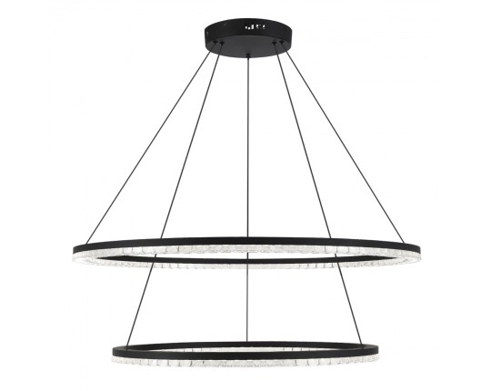 SL1018.403.02 Светильник подвесной ST-Luce черный/прозрачный LED 1*96W 4000K