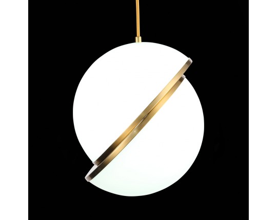 SL1164.313.01 Светильник подвесной ST-Luce Латунь/Белый E27 1*60W