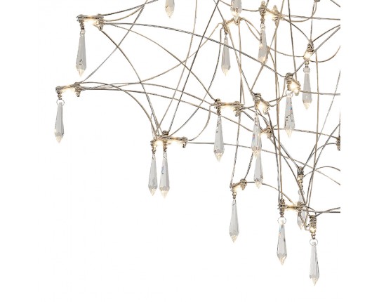 SL6601.102.78 Светильник потолочный ST-Luce Хром/Прозрачный LED 78*0,35W 3000K