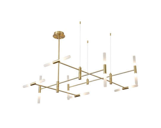 SL1216.203.16 Светильник подвесной ST-Luce Матово золотистый/Белый G9 16*5W 4000K