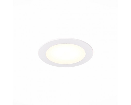 ST209.548.06 Св-к встр. Белый LED 1*6W 4000K 370Lm Ra80 110° IP20 D120xH8 90-265V