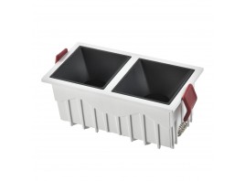 ST757.448.20 Св-к встр. Белый LED 2*10W 60° IP20 L65xW126xH52 85-265V В комплекте