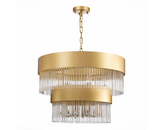 SL1225.203.09 Люстра подвесная ST-Luce Золотистый/Золотистый, Прозрачный E14 9*40W