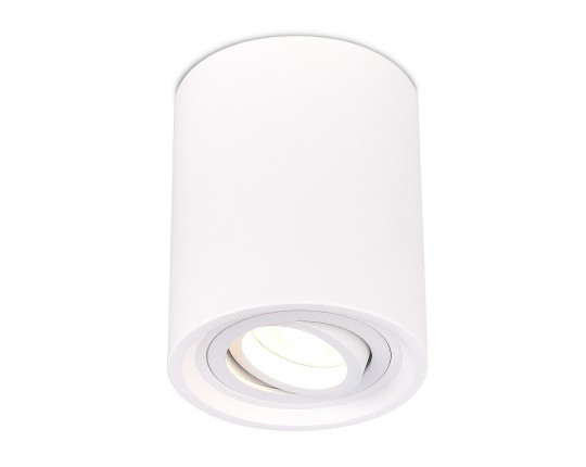 ST156.502.01 Светильник потолочный Белый GU10 1*50W IP20 D100xH120 180-240V Без ламп
