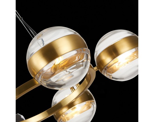 SL1156.303.05 Светильник подвесной ST-Luce Латунь/Прозрачный G9 5*5W