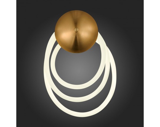 SL6102.311.30 Светильник настенный ST-Luce Латунь/Белый LED 1*30W 4000K