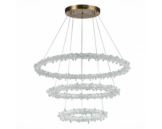 SL6105.203.03 Люстра подвесная ST-Luce Золотистый/Прозрачный LED 1*160W 3000 - 6500K