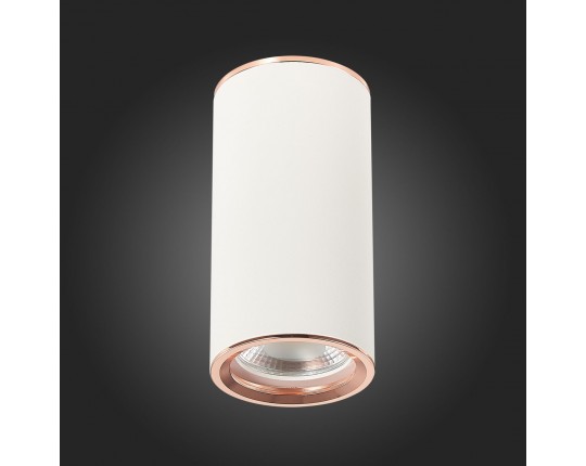 ST111.527.01 Светильник потолочный Белый GU10 1*50W D54xH105 220V Без ламп