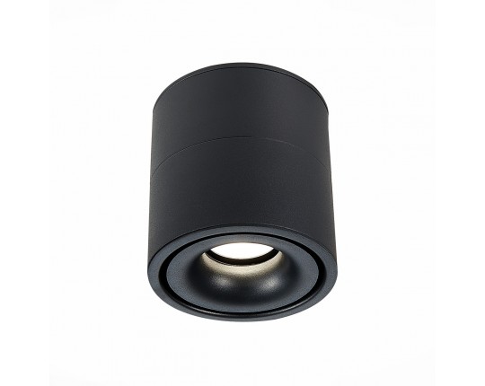 ST652.432.12 Светильник потолочный Черный LED 1*12W 3000K 1 000Lm Ra>90 36° IP20 D100xH105 170-240VV