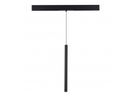 ST683.436.08 Магнитный трековый светильник Черный LED 1*8W 3000K 450Lm Ra90 24° IP20 D30xH500 48V