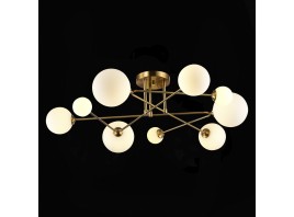 SLE2211-302-09 Светильник потолочный Латунь/Белый G9 LED 9*5W