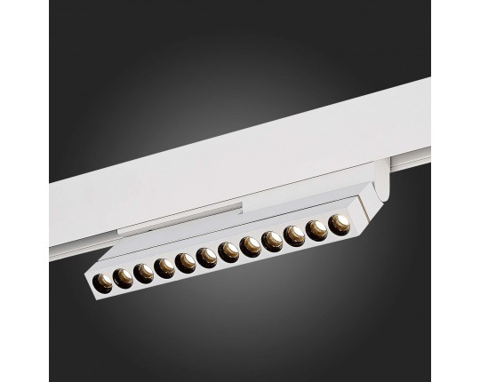 ST805.536.12 Магнитный трековый светильник Белый LED 1*12W 3000K 450Lm Ra>90 36° IP20 L220xW22xH117