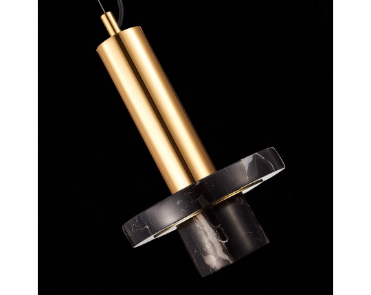 SL1210.403.01 Светильник подвесной ST-Luce Золотистый/Черный GU10 1*5W