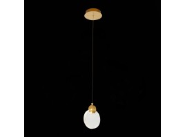 SL6104.203.01 Подвес ST-Luce Золотистый/Прозрачный,С пузырьками воздуха LED 1*3W 3000K