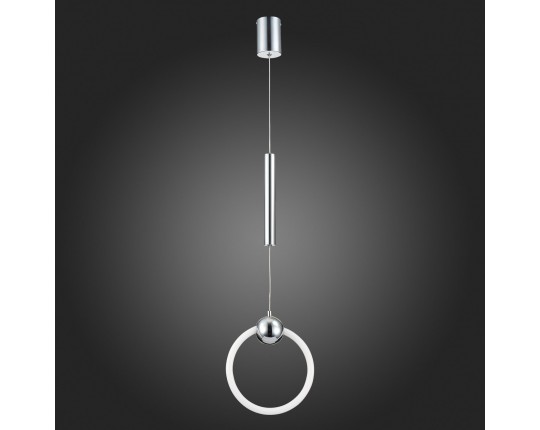 SL1578.103.01 Подвес ST-Luce Хром/Белый,Хром LED 1*15W 3000K