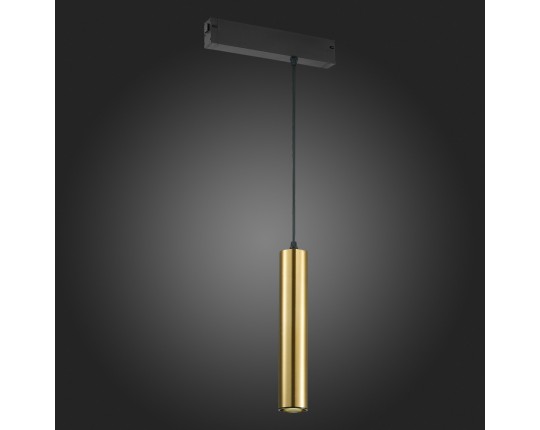 ST507.303.01 Св-к трек. Золотистый GU10 1*50W  IP20 D54xH290 180-240V Без ламп