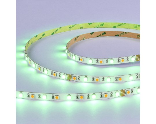 ST019.318.20RGBW Светодиодная лента SMD5050  - 17.28W/M 3000K+RGB 300Lm Ra>90 IP20 L1 000xW10xH- 24V