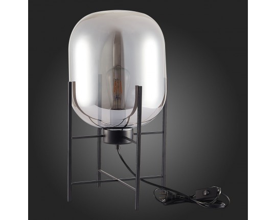 SL1050.704.01 Прикроватная лампа ST-Luce Черный/Дымчатый E27 1*40W