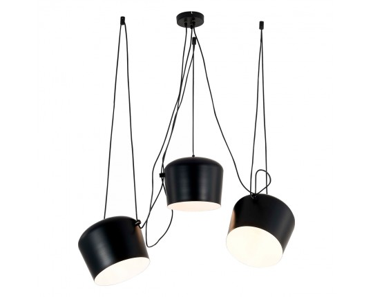 SLE120643-03.1 Светильник подвесной Черный/Черный E27 3*40W