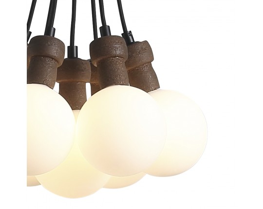 SL6226.403.07 Светильник подвесной ST-Luce Черный/Белый G9 7*5W 4000K