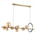 SL1165.323.15 Светильник подвесной ST-Luce Бронза/Коньячный G4 10+1*5W 4000K