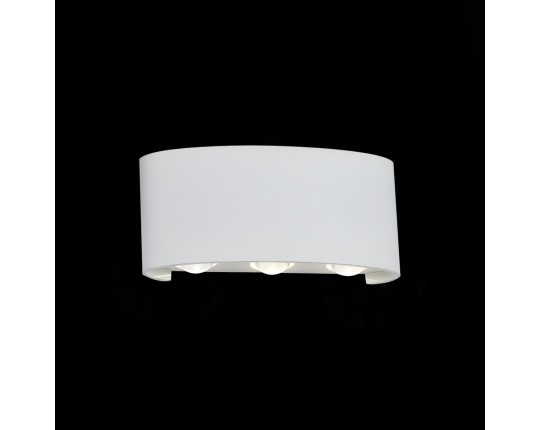 SL089.501.06 Светильник уличный настенный ST-Luce Белый кварцевый/Белый кварцевый, Прозрачный LED 6*