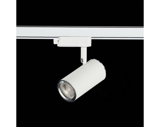 ST301.506.01 Св-к трек. Белый GU10 1*50W  IP20 L104xW54xH111 220V Без ламп
