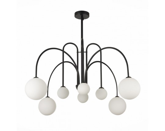 SL1204.402.08 Люстра потолочная ST-Luce Черный/Белый G9 8*5W