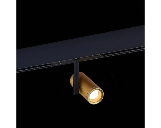 ST808.236.08 Магнитный трековый светильник Золотистый LED 1*8W 3000K 550Lm Ra>90 36° IP20 D42xH135 4