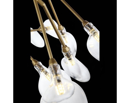 SL411.203.45 Люстра подвесная ST-Luce Золотистый/Прозрачный G4 45*1,5W