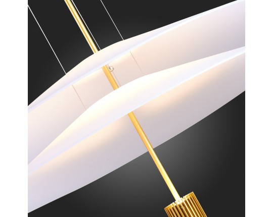 SL6101.203.01 Люстра подвесная ST-Luce Золотистый/Белый LED 1*10W 3000K